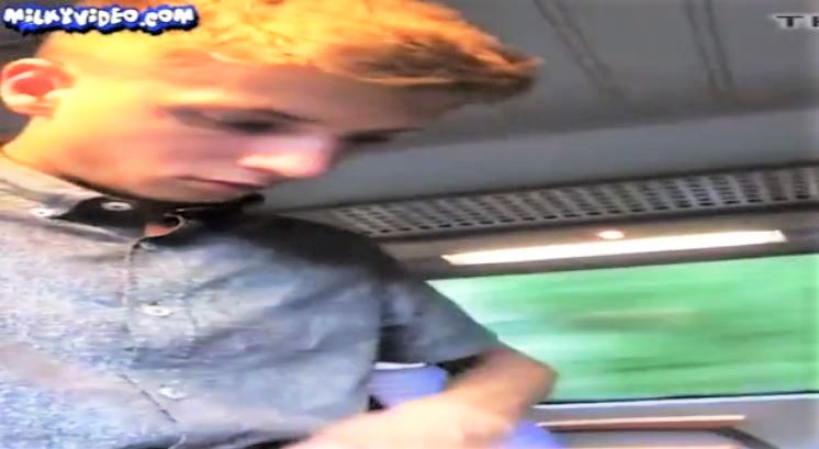 German boy on Train